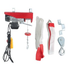 440lbs/ 200kg Electric Hoist with 14 FT Wired Remote Control 110V 510W Motor
