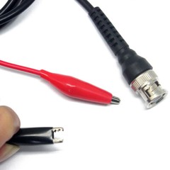 Aidetek Test Clip to BNC Male And BNC to Alligator Test Clip and BNC cable P1034
