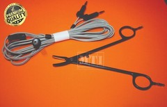 Bipolar Sealer Forceps Pin 4MM 8.5” With 3MTR Wire Surgical Instruments CE