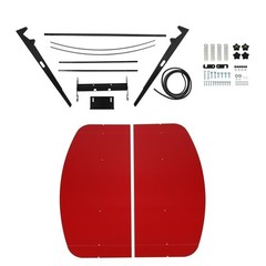 Red 48×52 Tractor Canopy For 2×2 2×3 ROPS Tuff Top Sun Shield Mower Cover