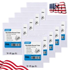 AZDENT Dental Ortho Brackets Buccal Tube 1st Molar Bondable Non-Convertible