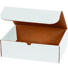 WHITE CORRUGATED MAILERS MANY SIZES 50 100 200 Shipping Packing Boxes Mailers