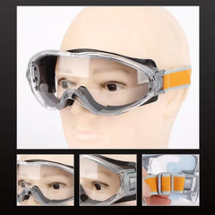 Safety Goggles Over Glasses Anti Fog Scratch Resistant Eye Protection Adjustable