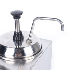 1600W 110V Hot Fudge Nacho Cheese Dispenser Sauce Caramel Melting Warmer Machine