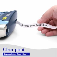 10PK Compatible Dymo LetraTag Refill 91331 Plastic 1/2” Label Tape LT-100H QX50