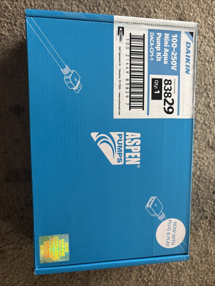Daikin Aspen 83829 Mini Aqua Pump Kit DACA-CP1-1 Condensate Water Pump