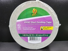 2 Duck HVAC Duct Sealing Tape 1.88 Inch x 30 Yard Rolls Set Silver Shurtape NEW