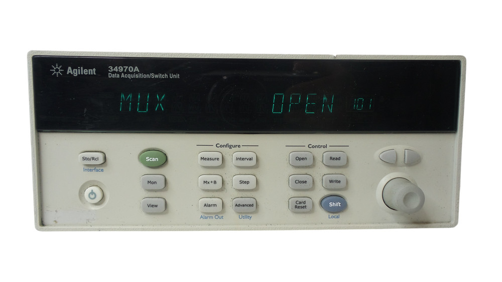 Agilent 34970A Data Acquisition/Switch Unit W/ 34901A 20‑Channel Multiplexer