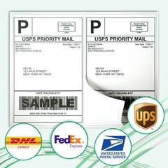 110 Sheets 220 Premium Half Sheet Shipping Labels 200+20 8.5×5.5 2 Per Sheet