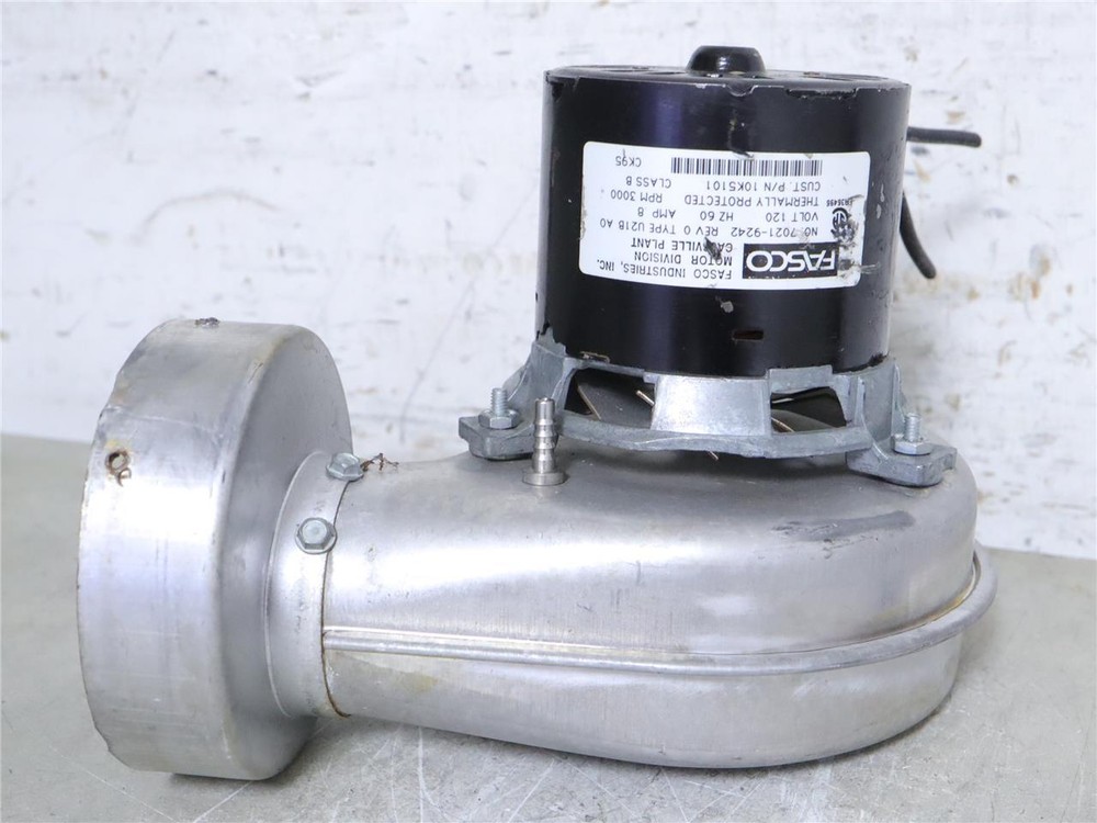 FASCO 7021-9242 Draft Inducer Exhaust Fan Motor Assembly 10K5101
