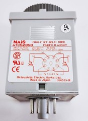 NAIS Panasonic PM4HF8-M-AC240V Off Delay Timer 0.04-10 Min ATC52353 NOS