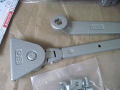 LCN 1461 Hw/PA ALUM 689 Heavy Duty Commercial Door Closer, NEW