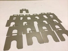 NEW, (LOT OF 20) MAUDLIN PRODUCTS MSA003 A-2 X 2″ X 0.004″,20 PACK SLOTTED SHIM
