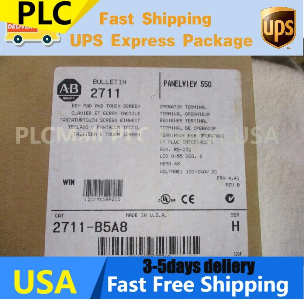2711-B5A8 AB PanelView Standard Terminal Fast Shipping 2711B5A8 New GQ