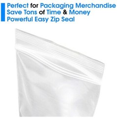 1000 1.5×1.5 Reclosable Resealable Clear Zipper Plastic Bags 2Mil 1.5″x1.5″ in