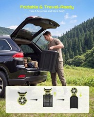 Misting Fan Portable 30L Outside Patios Rechargeable Battery Operated Mist fan