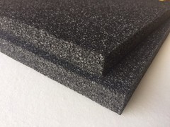 4 pc 2″ x 13″ x 20″ Black Polyethylene foam 1.7pcf *FREE SHIPPING
