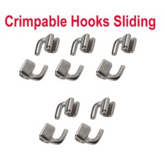 30Pc Easyinsmile Dental Orthodontic Crimpable Hook Sliding Stainless Steel Hooks