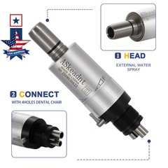 ASkeadnt Dental Slow Low Speed Handpiece Air Motor E-type 4 Holes Micromotor FX