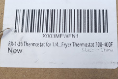 Deep Fryer Thermostat RX-1-36 60125401 for Robertshaw 200-400°F