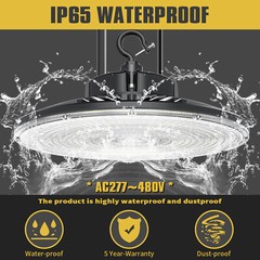 240W 480V UFO LED Shop Lights 5000K High Bay Industrial Lightihng Warehouse Lamp