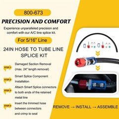 800-673 A/C Line Splice Kit for 5/16″ Line No.6 Hose Air Conditioning Repair