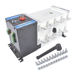 Industrial Automatic Transfer Switch 4P 630A 110V or 220V Plastic Copper Steel