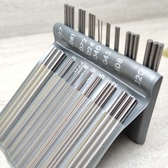 48 Piece Thread Measuring Wire Set .018″-.185″, Made in Japan