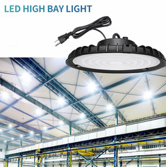 200W Super Bright Warehouse LED UFO High Bay Lights Factory Shop GYM Light Lamp