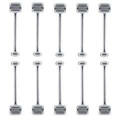 Dental Orthodontic Crimpable Hook Long/Medium/Short Stainless Steel 10pcs/pack