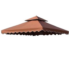 Gazebo Canopy Top Replacement Cover 118″x118″, 2-Tiers，for Smaller 10’x10