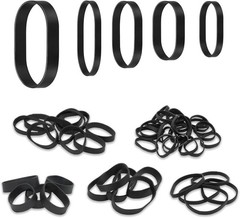 70Pcs Tactical Heavy Duty Elastic Wide Thick UV Heat Cold Resistant Rubber Bands