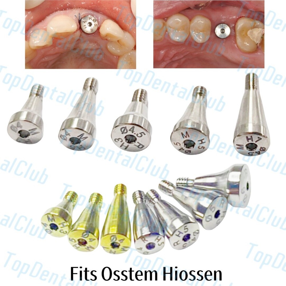 Dental Cap Healing Abutment Cap Mini Regular Platform Fit Osstem Hiossen