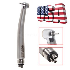 1-10 Dental High Speed LED E-generator /NO-LED Turbine Handpiece Push 4Hole st