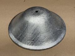 Lavi Industries Cast Iron Stanchion Base 11” Wide Base Only Unpainted 20-900RB