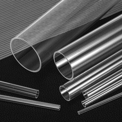 3Pcs 1mm (0.04″) ID x 3mm(0.12″) OD x 254mm(10″) L Clear Rigid Acrylic Pipe