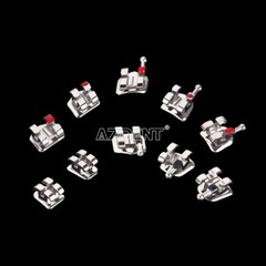 20 kits AZDENT Dental Ortho Metal Brackets Mini Standard, Roth/MBT, Slot.022/018