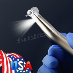 Dental LED 1:1 Fiber Optic Contra Angle Internal Spray Low Speed Handpiece EType