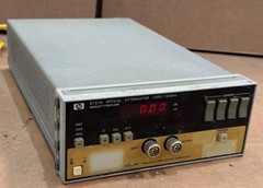 HP 8157A Optical Attenuator 1300–1550 nm 60 dB 0.01 dB 334455