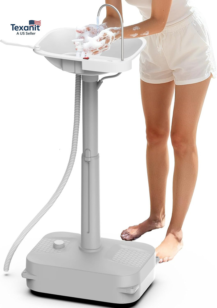 Electric Portable Sink Hand Wash Station – 18L Capacity with USB Port or Battery