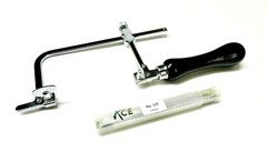 Jewelers Saw Frame & 144 Saw Blades # 0 Jewelry Making Set 3″ Sawframe & 1/0 Grs