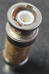 Texscan FP-50, 10 dB, 50 Ohm, Fixed Attenuator – 0 – 4 GHz. BNC Cal 20M & 1GHz