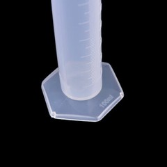 10/25/50/100/250ML Plastic Measuring Cylinder Lab Accessory Test Graduated Tube