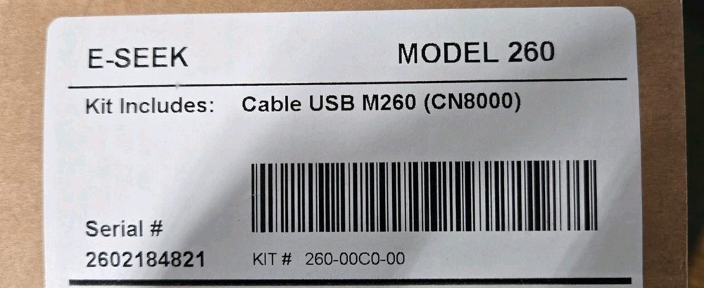 E-seek M-260 ID Card Reader with CN8000 USB Smart Cable Brand NEW