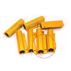 10/25/50/100W Resistor Metal Wirewound Range -Golden Load Aluminium Wirewound 5%