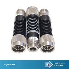 Lot of 3 Attenuators, Type N (M-F), 10dB