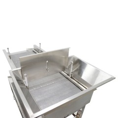TB610 110V Stainless Steel Linear Vibrating Screen with 3mm Screen Dual Motor