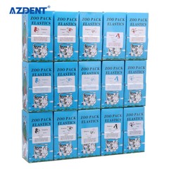 AZDENT Dental Orthodontic Elastics Latex Braces Rubber Bands 5000pcs/pack