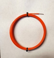 18 AWG, Orn Mil-Spec Wire M16878/4 PTFE Solid Strand, Silver Plated Copper, 25ft