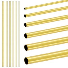 Brass Tube 1mm 2mm 3mm 4mm 5mm 6mm 7mm 8mm 9mm 10mm 11mm 12mm 13mm O.D. x 300mm